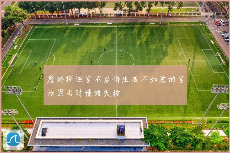詹姆斯坦言不后悔生活不如意的言论因当时情绪失控
