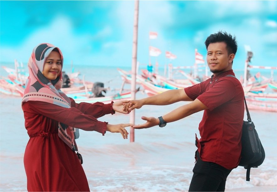 konsep foto prewedding